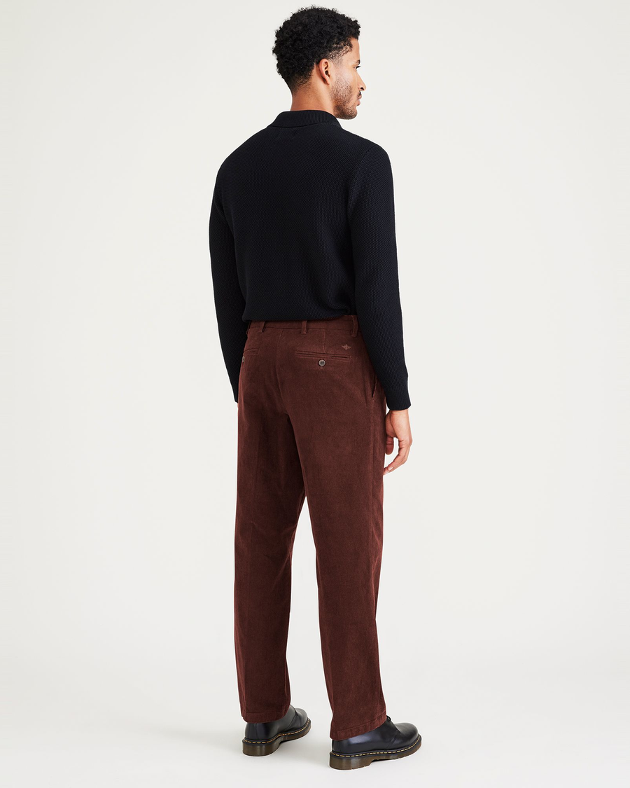 (image for) Unique Charm Signature Khakis, Pleated, Relaxed Fit